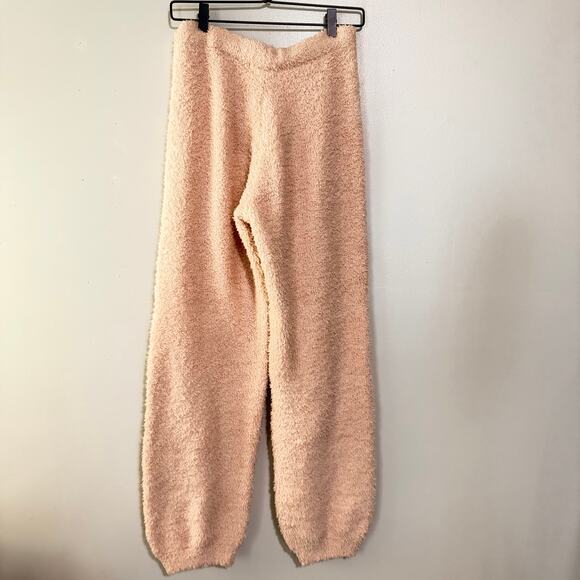 SKIMS Cozy Knit Wrap Top & Jogger Rose Pink Long Sleeve Cropped  Soft Lounge S/M - Picture 5 of 14